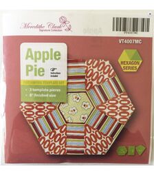 Apple Pie Patchwork Template Playing with Hexagons Series