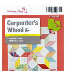 Carpenters Wheel 18" Patchwork Template Meredithe Clark Signature Collection