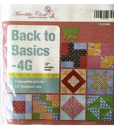 Back To Basics 4G Patchwork Template Set - Meredithe Clark