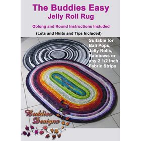 Buddies Easy Jelly Roll Rug Pattern