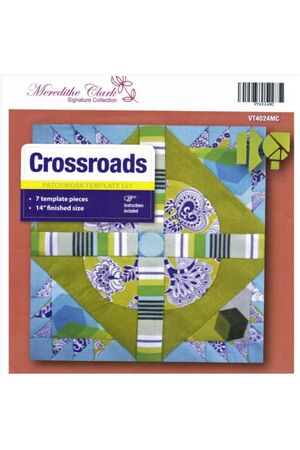 Cross Roads Patchwork Template Meredithe Clark Signature Collection