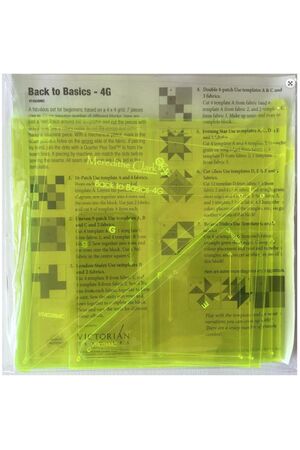 Back To Basics 4G Patchwork Template Set - Meredithe Clark