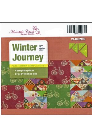 Winter Journey Patchwork Template Meredithe Clark Signature Collection