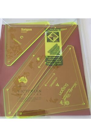 Saigon Patchwork Template Meredithe Clark Signature Collection