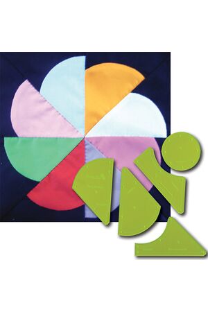 Ferris Wheel Patchwork Template - Meredithe Clark Signature Collection