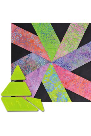 Vortex Patchwork Template - Meredithe Clark Signature Collection