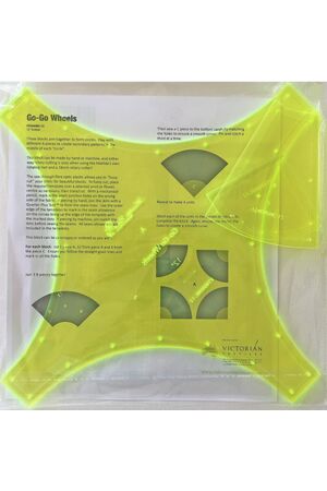 Go Go Wheels 12 Inch Patchwork Template Meredithe Clark Signature Collection