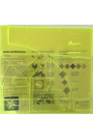 Rocks and Whetstones Patchwork Template Meredithe Clark Signature Collection